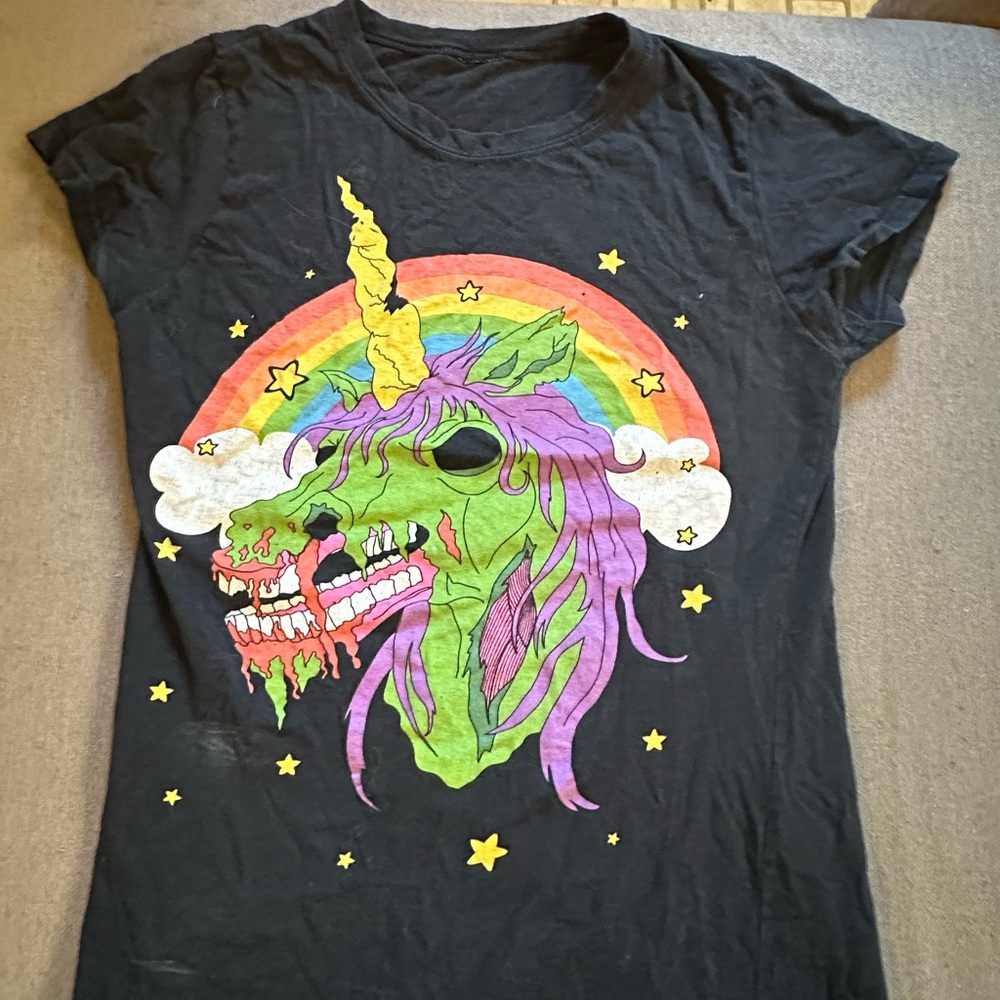 Zombie Unicorn Tee Shirt